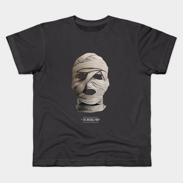 The Invisible Man Kids T-Shirt by MoviePosterBoy